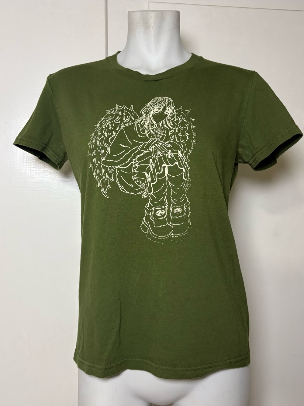 Fairycore Grunge Chill TF Screen Printed Graphic T shirt